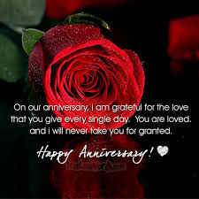 romantic wedding anniversary wishes for