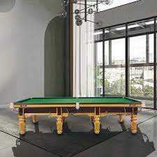 billiard tables and 12ft snooker table