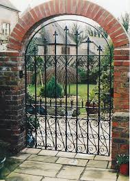 Brick Arch Fence Gate Design Iron