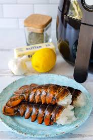 air fryer lobster tails with garlic