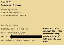 Understand Lrvs Light Reflectance Values Of Paint Colors