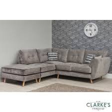 Marlo Corner Sofa Left Hand Facing Grey