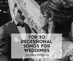 The recessional takes place at the conclusion of the ceremony. 20 Best Upbeat Wedding Recessional Songs In 2021 Song Lyrics