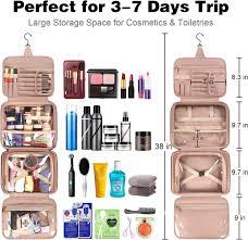 toiletry bag hanging travel makeup bag