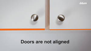 fix crooked cabinet doors