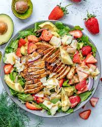 The chicken (gallus gallus domesticus), a subspecies of the red junglefowl, is a type of domesticated fowl, originally from asia. Easy And Healthy Strawberry Chicken Salad Healthy Fitness Meals