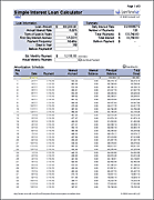 excel loan amortization table
