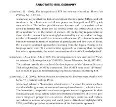 An annotated bibliography is a list of references that includes books   articles  and documents  each accompanied by a brief descriptive paragraph 