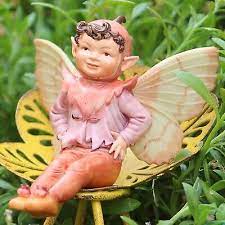 Mulberry Flower Fairy Figurine Cicely