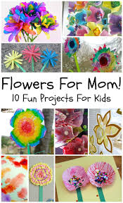 flower crafts for kids textured tissue
