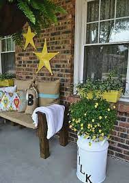 front porch decorating
