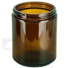 9oz Amber Glass Ss Jar 70 400 25 Pack