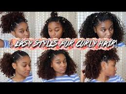 This is a simple style, but one that is very easy to do. 9 Easy Curly Hairstyles Natural Hair Hair Cuffs Youtube Curly Hair Styles Easy Natural Hair Styles Hair Tutorials Easy