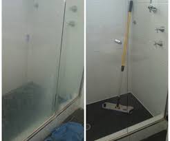 how to clean shower glass alpine