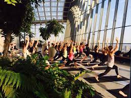7 best rooftop yoga cles in london