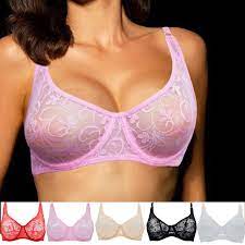 Slightly Boobs Plus Size Bras Lace Sheer Sexy Lingerie Women Bras Soft  Underwear | eBay