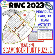 rugby world cup 2023 scavenger hunt