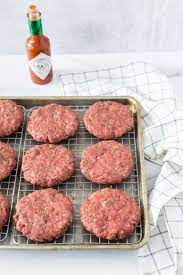 easy oven baked hamburgers simply