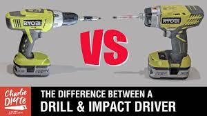 drill drivers impact drivers
