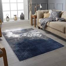 navy blue grey living room rugs modern