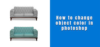 how to change color of objects in