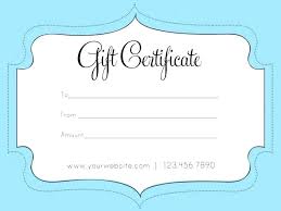 Free Gift Voucher Template Download Certificate Word