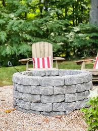 how to build a diy fire pit my family