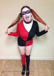 no sew intricate harley quinn costume