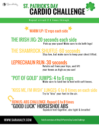 you can do this workout anywhere no equipment needed share it with your friends and burn some calories before celebrating like the irish