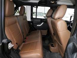 Jeep Rubicon Brown Leather Interior