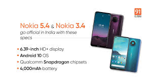 Further, you get an expansion slot for additional storage in the triple slot tray. Nokia 5 4 And Nokia 3 4 Launched In India Price Specifications Sale Date And More 91mobiles Com