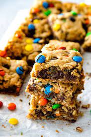 monster cookie bars easy two peas
