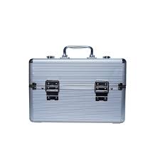 silver aluminium vanity beauty case