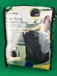 New Jeep Black Car Seat Travel Bag