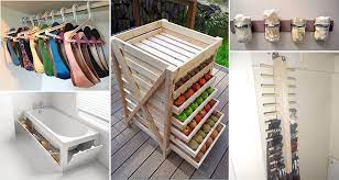 Use spare wooden planks that may be lying in your garage or get some from a charity shop. 18 Creative Storage Ideas You Can Do Yourself
