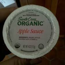 santa cruz organic apple sauce