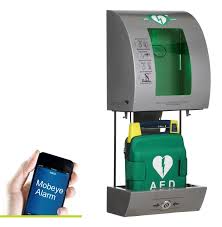 monitoring the aed cabinet mobeye