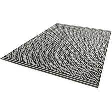 Outdoor Mono Black Rug Floor Mat