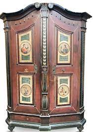 German Hand Painted Cabinet Shrank