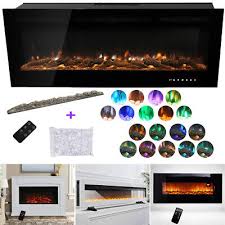 Electric Fire Inset Fireplace Heater 34