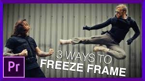 3 ways to freeze frame adobe premiere