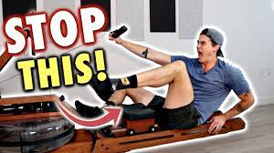 how to not fall off the rower and