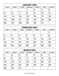 Free Download Printable Calendar 2020 2 Months Per Page 6