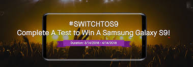 Résultat de recherche d'images pour "Win A Chance Samsung S9"