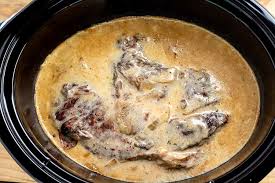 crock pot pot roast with cream of