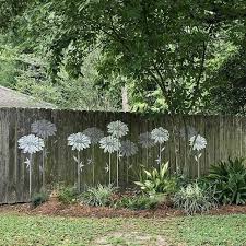 Painting Stencil Large Daisy Fence
