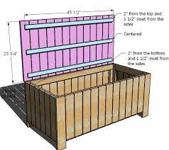 Outdoor Storage Bench Vertical Slat