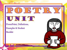 poetry unit powerpoint presentation