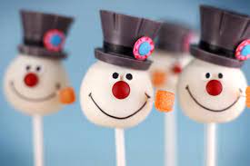 Frosty The Snowman Cake Pops gambar png