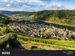 Moselle river — or mosel river river, western europe, about 340 mi (545 km) long. Moselle Valley Germany Image Photo Free Trial Bigstock